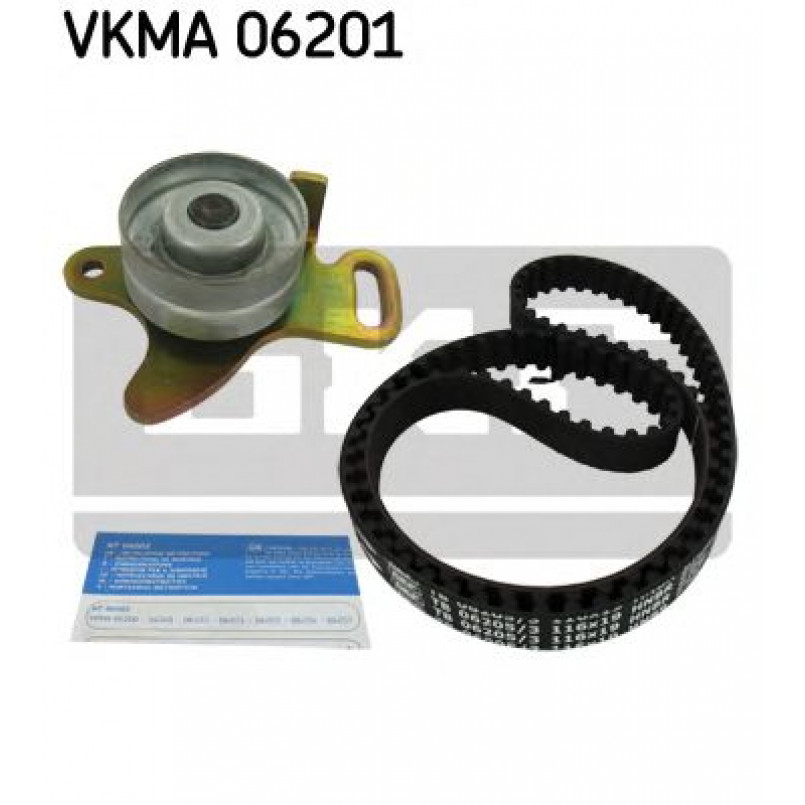 VKMA 06201 SKF Комплект (ремінь+ролики)